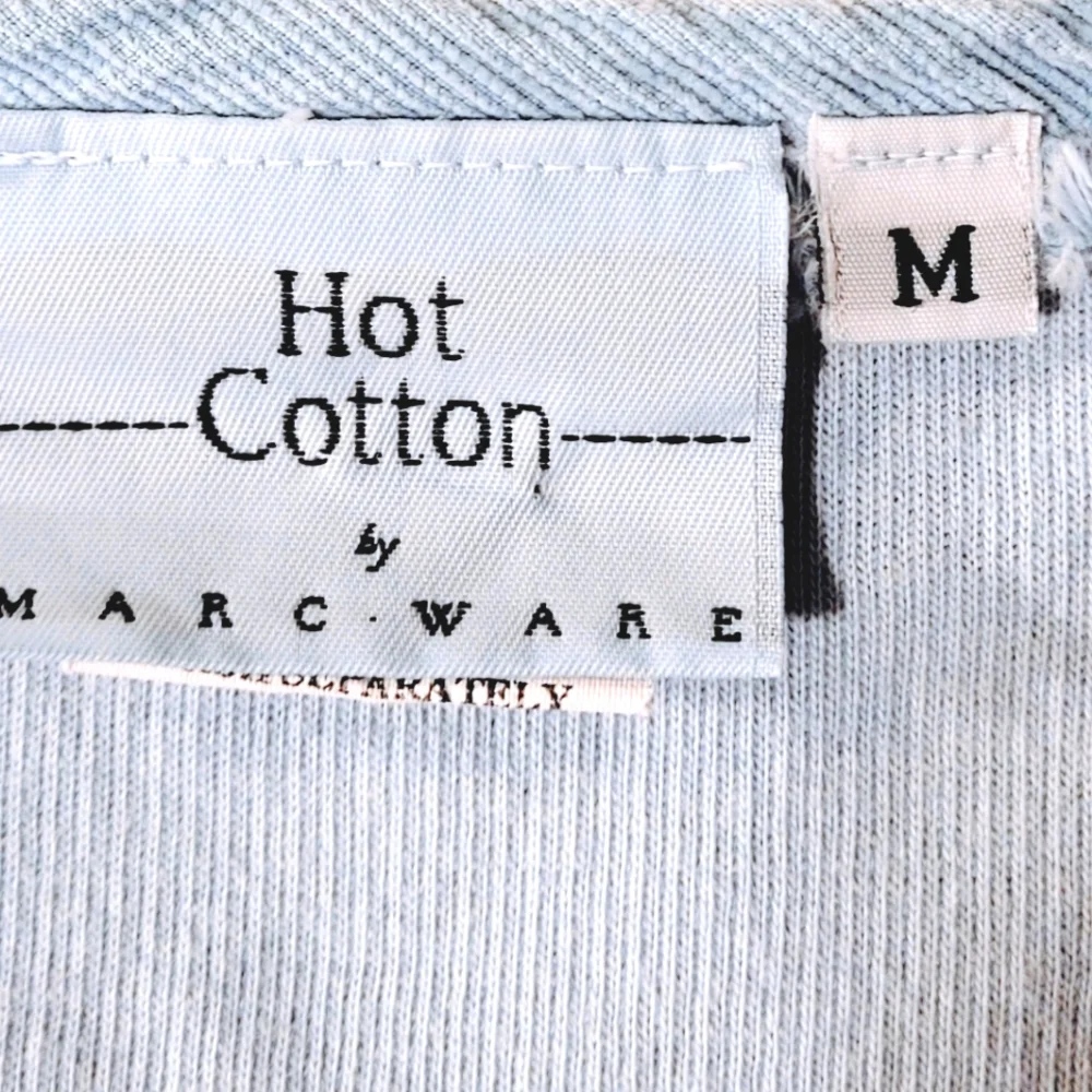 Hot Cotton Long-sleeved Shirt Dusty Blue Medium Cozy Soft Raw Hems ๐ - Picture 3 of 4
